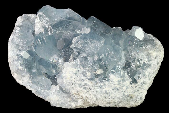 Sky Blue Celestine (Celestite) Crystal Cluster - Madagascar #139425